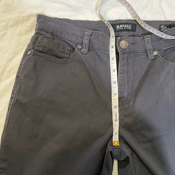Buffalo by David Bitton Women’s skinny Twill pants Charcoal sz 28 - Picture 11 of 12